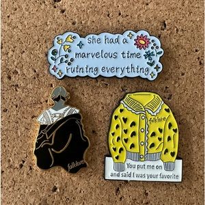 Folklore Inspired pin set